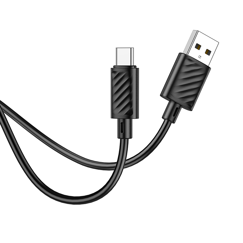 Кабель USB Hoco X88 Type-c черный 1м