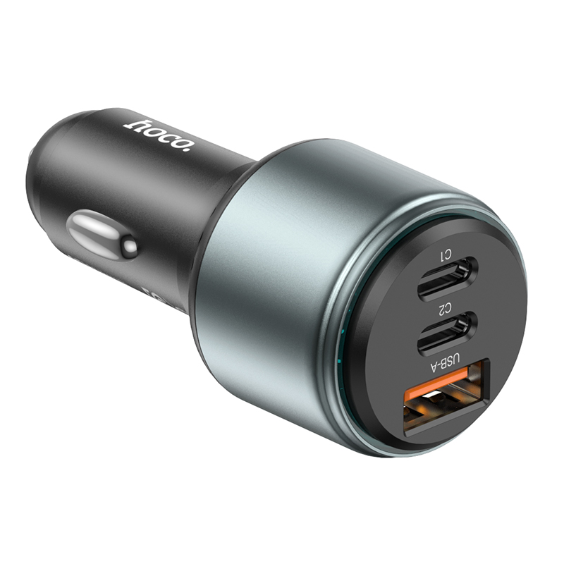 АЗУ Hoco NZ9 95W, быстрая зарядка (PD65W+PD30W+QC3.0), 2C1A, цвет черный