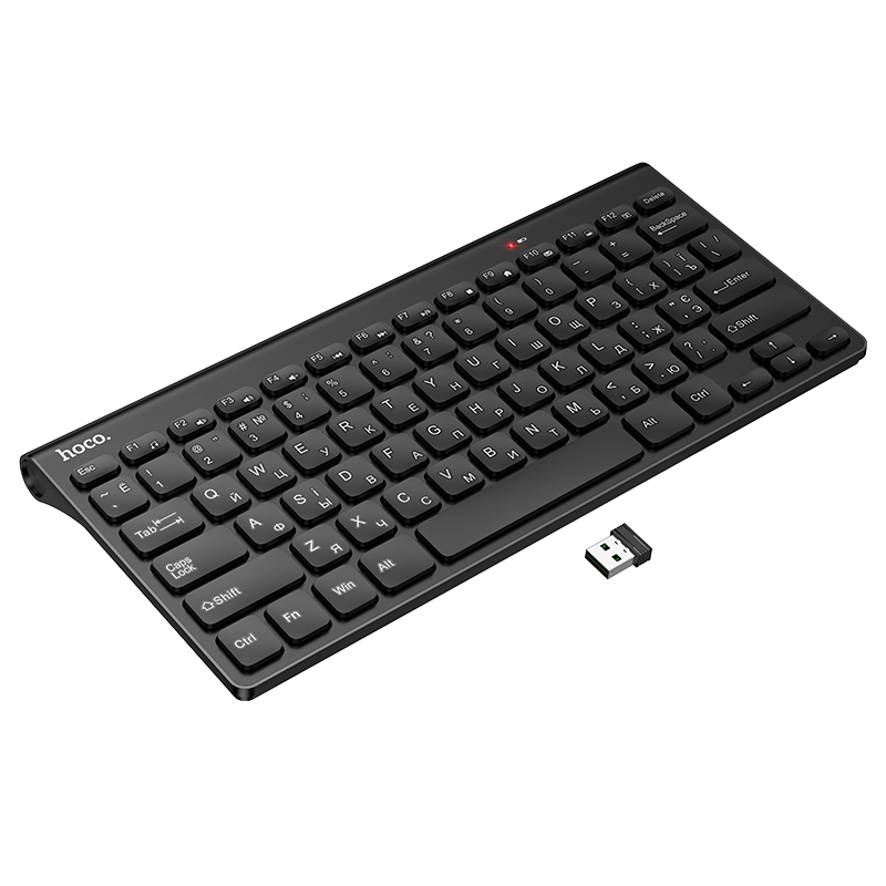 Клавиатура Hoco GM70, беспроводная USB, цвет черный