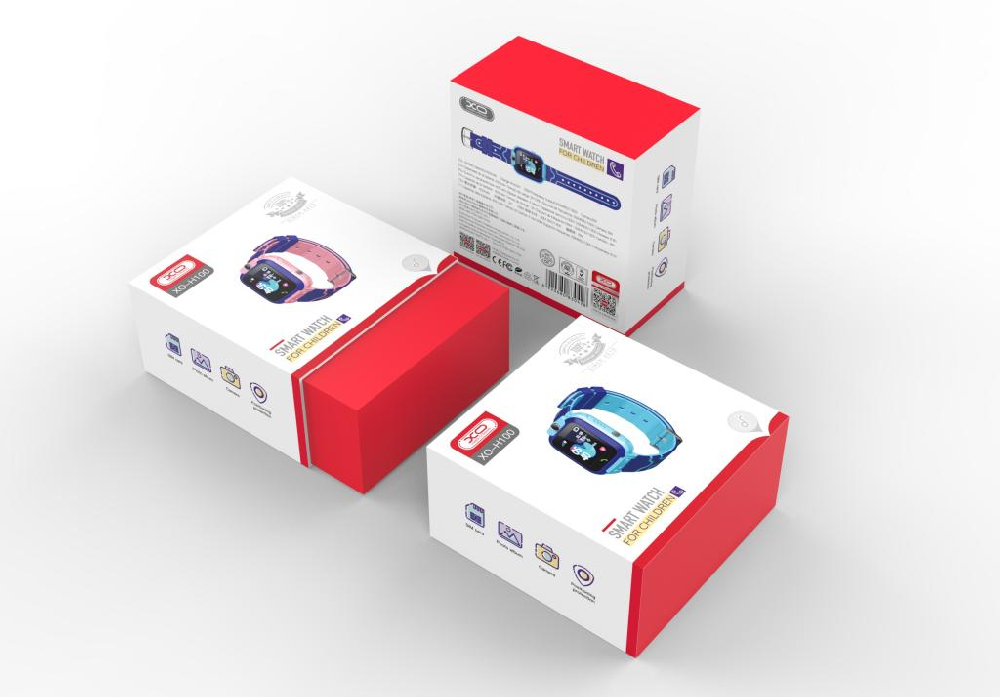 Детские смарт-часы XO H100 Kids, цвет розовый