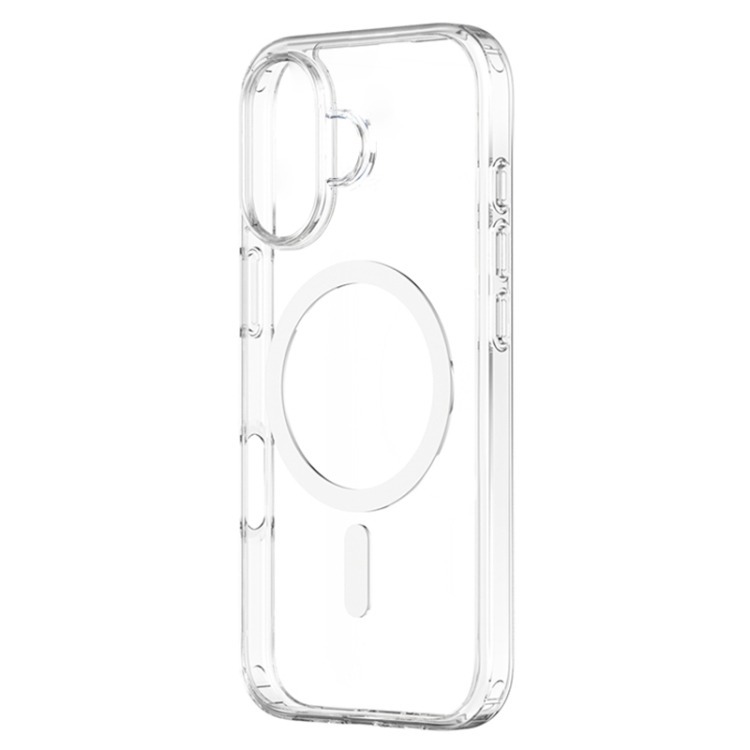 Чехол для iPhone 16 Magsafe, прозрачный, в упаковке