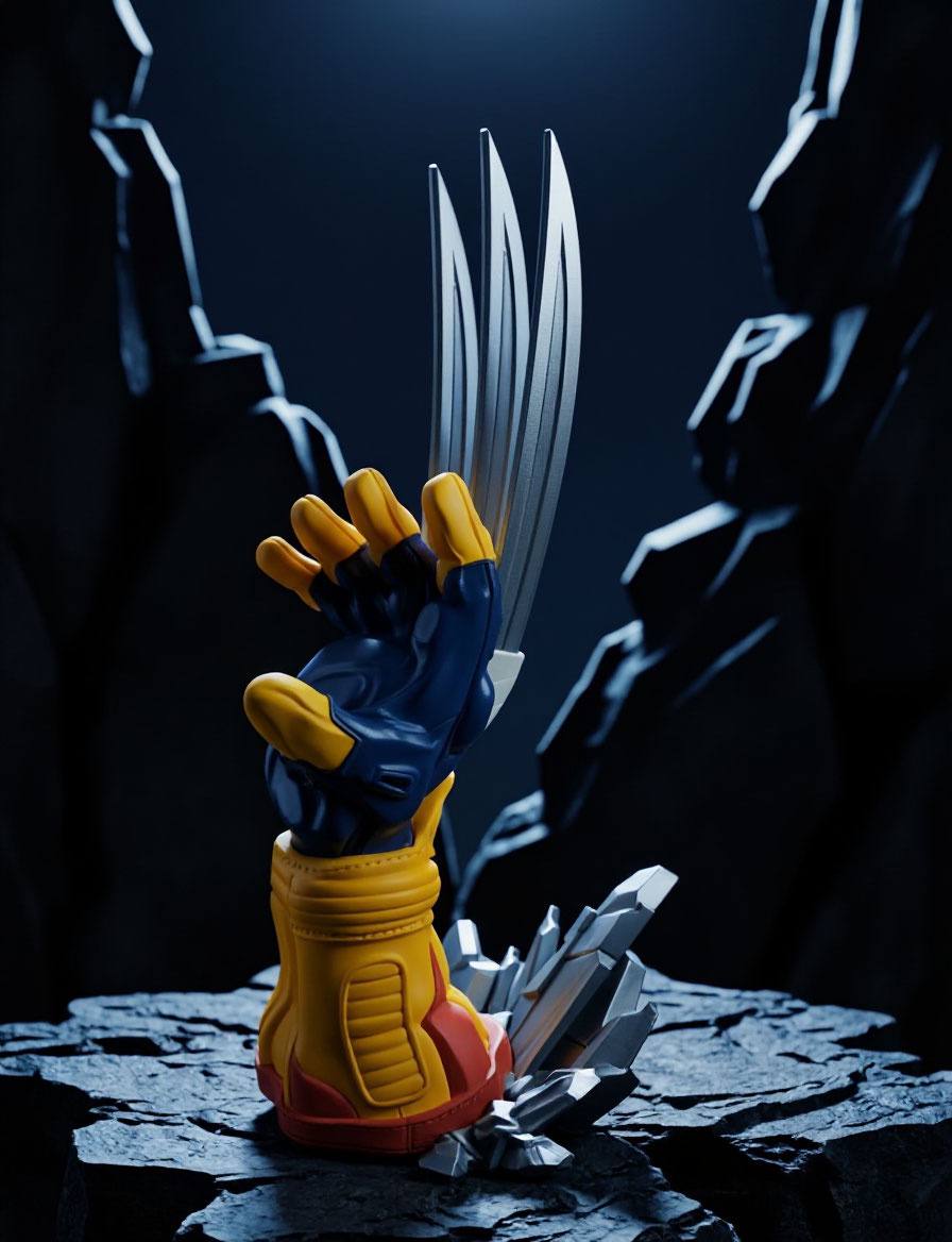 Подставка для геймпада рука россомаха Wolverine