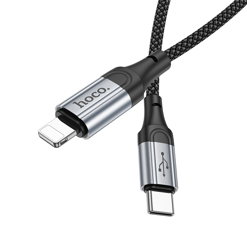 Кабель USB-C Hoco X102 Apple PD черный 1м
