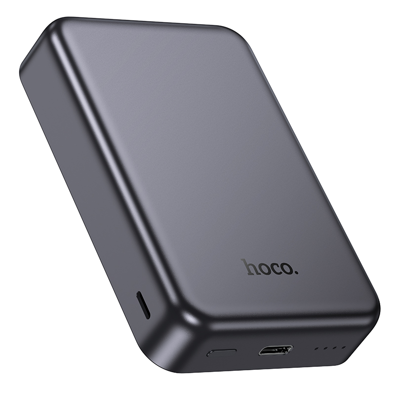 Внешний аккумулятор Hoco J160A беспроводная зарядка, 10000mAh (PD20W,magsafe) черный