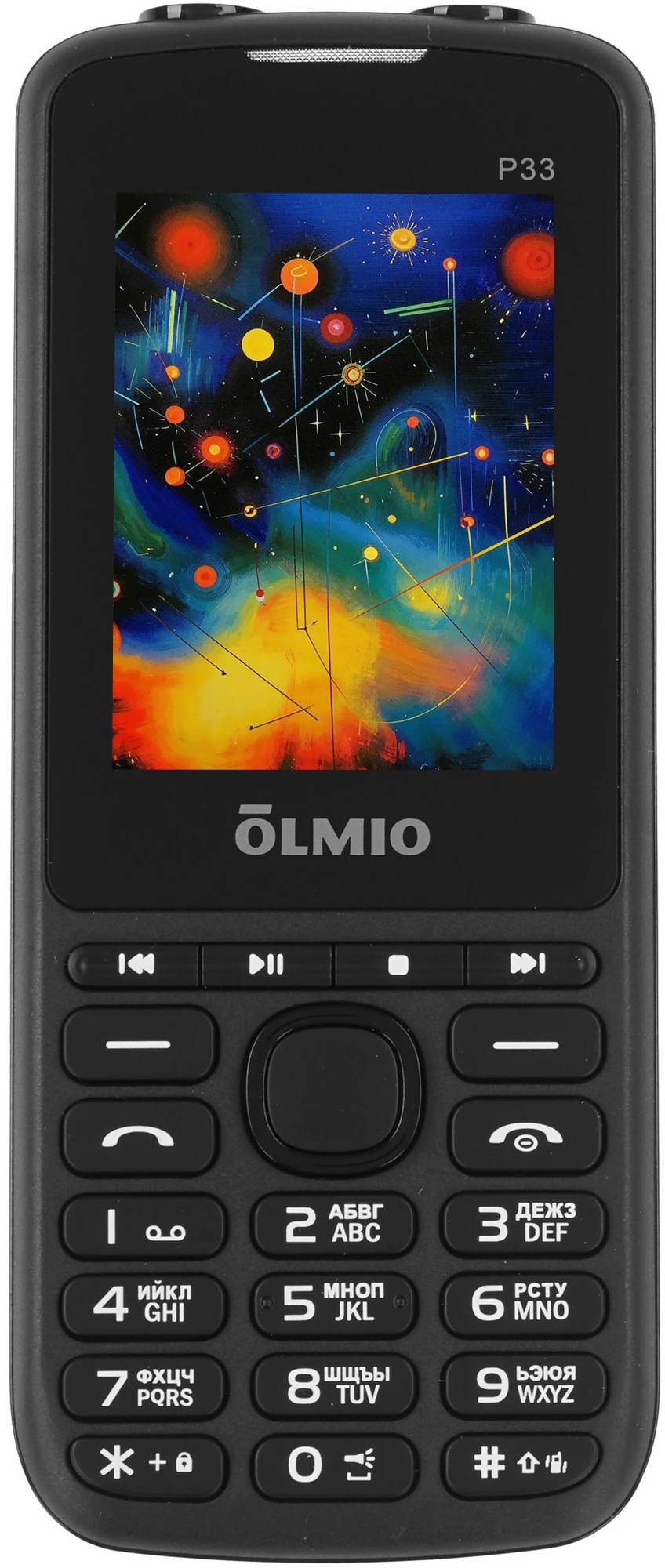 Сотовый телефон Olmio P33 черный