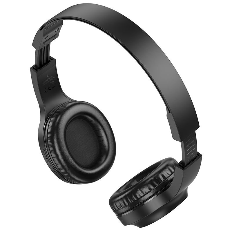 Наушники Bluetooth накладные с микрофоном Hoco W46, цвет чёрный