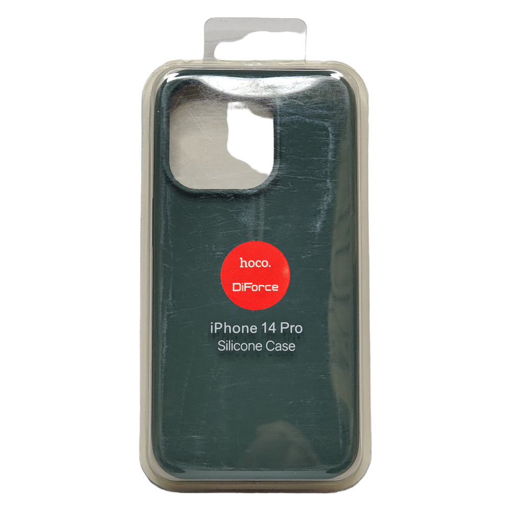 Чехол Silicone Case для iPhone 14 Pro зеленый