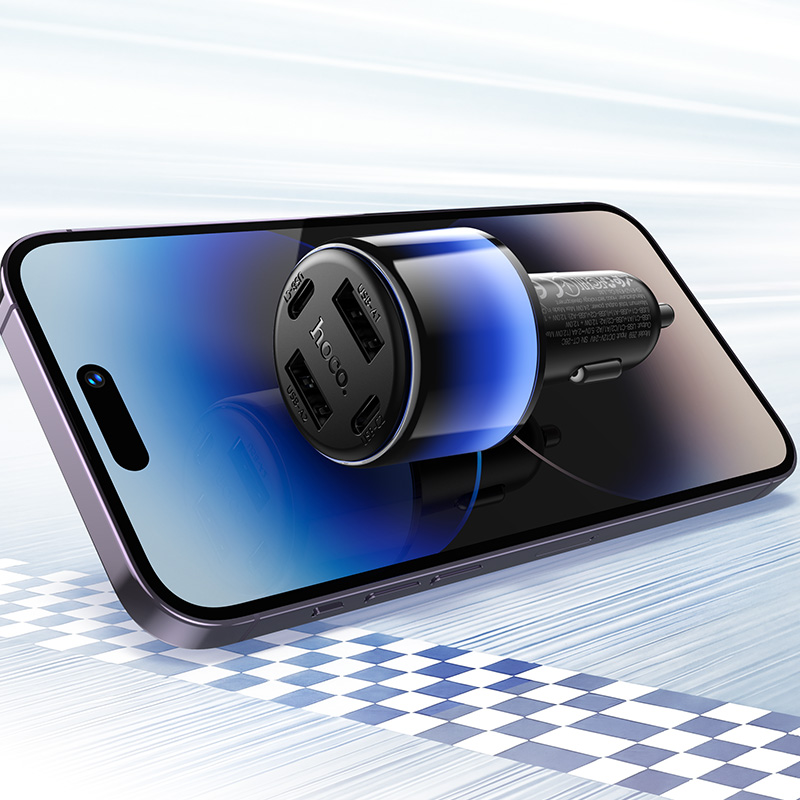 АЗУ Hoco Z69 24W (2C2A), черный