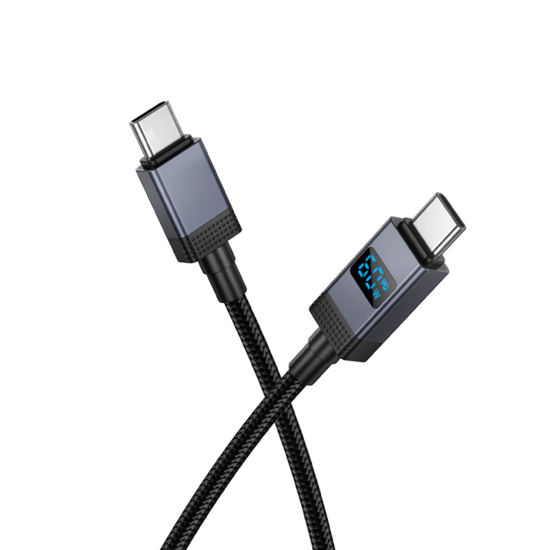 Кабель USB-C Hoco X118 60W Type-C/Type-C 1м черный