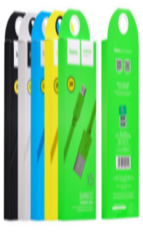 Кабель USB Hoco X5 Apple черный 1м