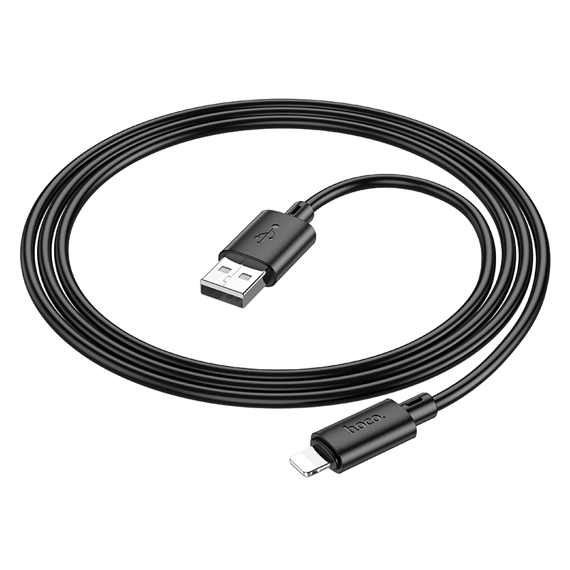 Кабель USB Hoco X88 Apple черный 1м