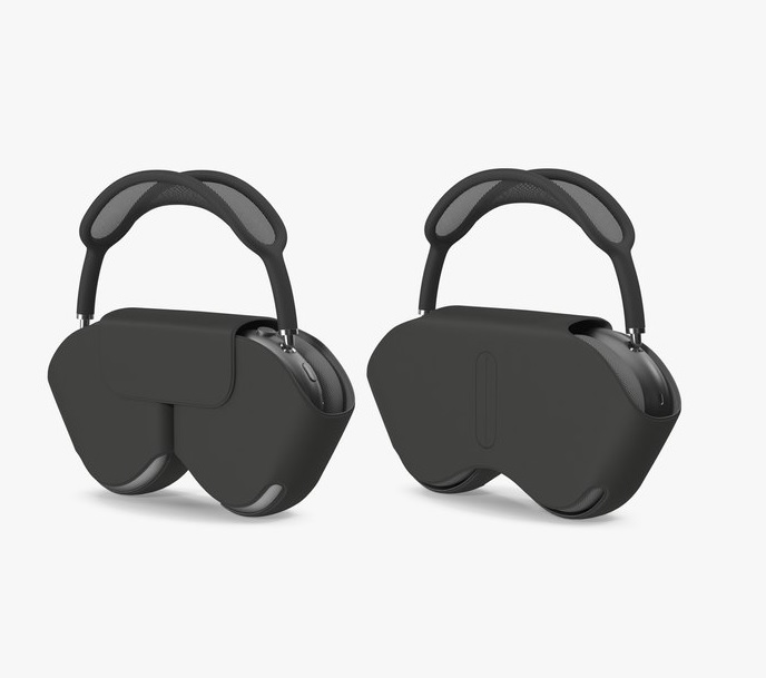 Наушники Bluetooth накладные с микрофоном AirP Max, (Premium), цвет серый космос